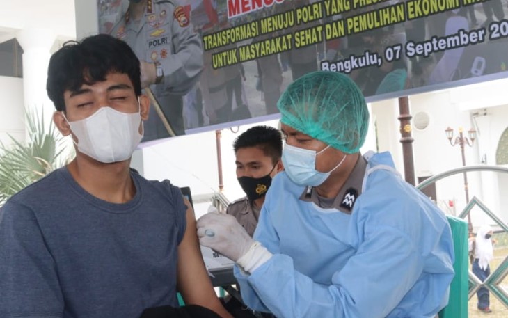 Minat Vaksinasi Masyarakat Bengkulu Kian Meningkat 