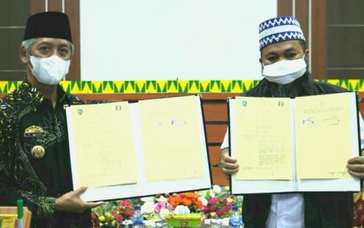 Eksis di Lampung Selatan, Helmi Hasan Ikat Kabupaten Pringsewu Dengan Kerjasama