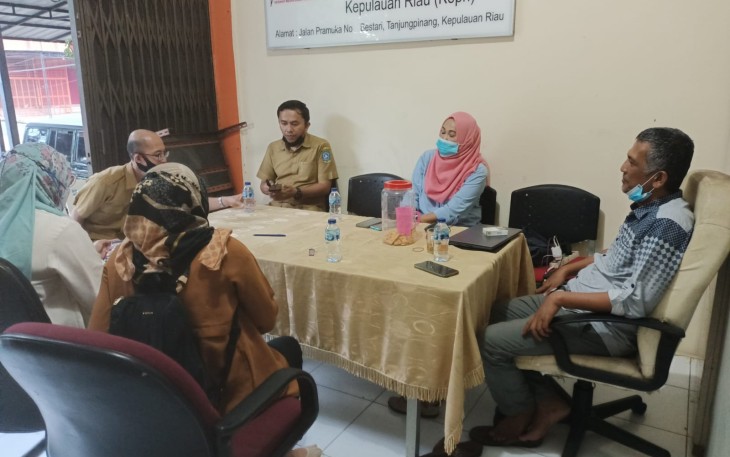 Survei Media di Kepri, Staf Kemenkominfo Sambangi Kantor PWI dan SMSI