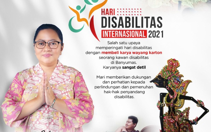 Peringatan hari disabilitas yang jatuh pada hari ini, 3 Desember 2021