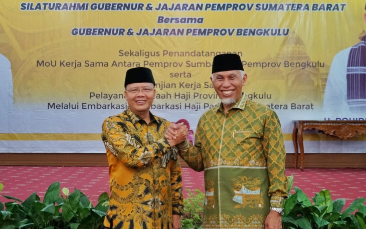Pemerintah Provinsi Bengkulu dan Pemerintah Provinsi Sumatera Barat (Sumbar) melakukan penandatanganan MoU