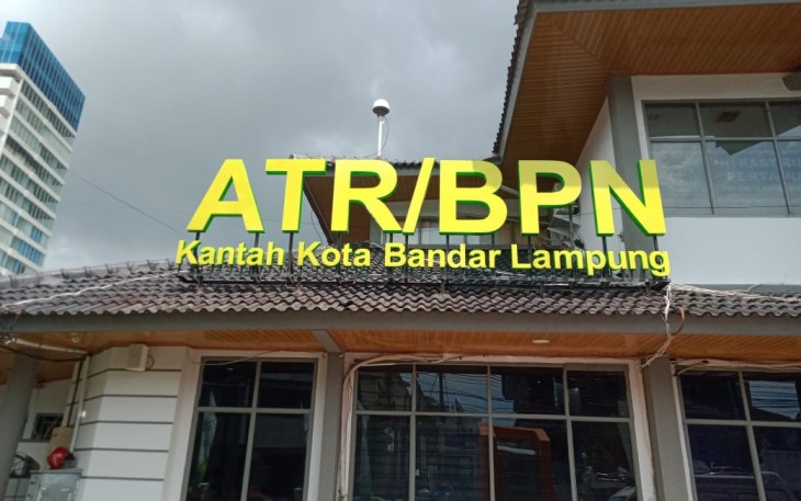 Kantor ATR/BPN kota Bandar Lampung