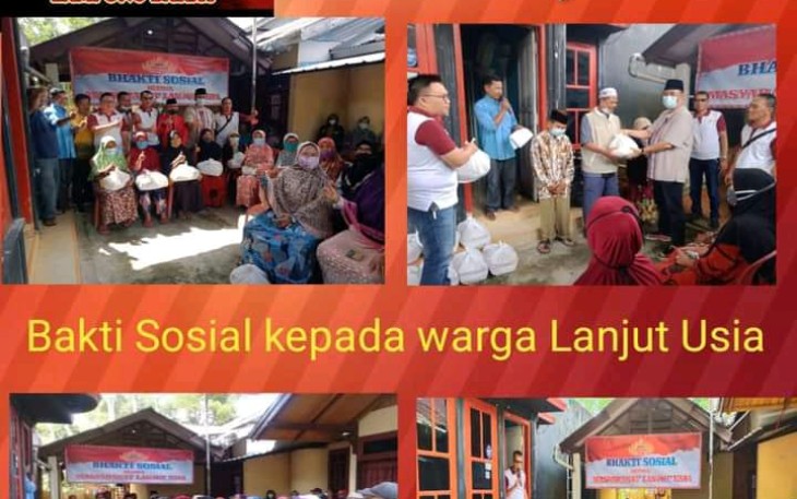 IKB Bumi Basway lambar Lakukan Bakti Sosial Kepaja Sejumlah Lansia