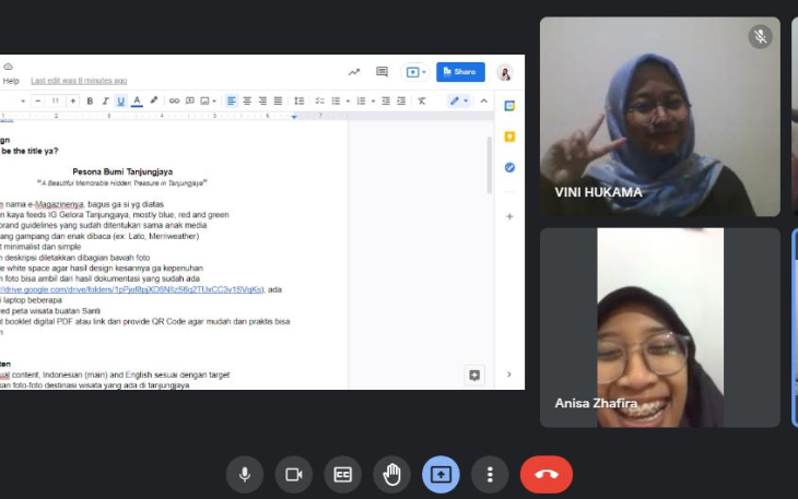 KKN-PPM UGM Tanjungjaya Promosikan  Kawasan Pariwisata Tanjung Lesung secara Digital dengan Skala Internasional