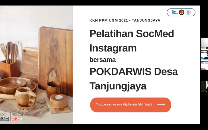 Sepi Wisatawan Dampak Pandemi COVID-19, Mahasiswa KKN-PPM UGM 2021 Berjuang Membantu Pemasaran Digital Produk Kerajinan Lokal di Tanjung Lesung via Instagram