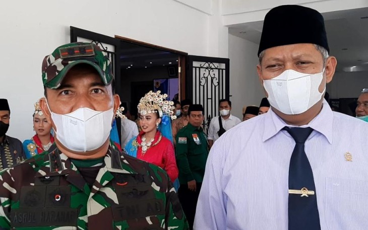 Komandan Kodim 0209/LB Letkol Inf Asrul Kurniawan Harahao SE MTr (Han)