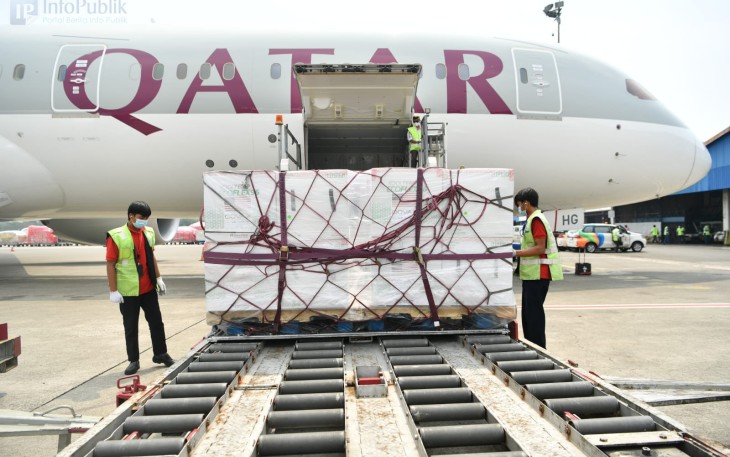 Dukung Target Vaksinasi, Indonesia Kedatangan 3,5 Juta Vaksin Moderna  dan 620 Ribu Vaksin AstraZenecca