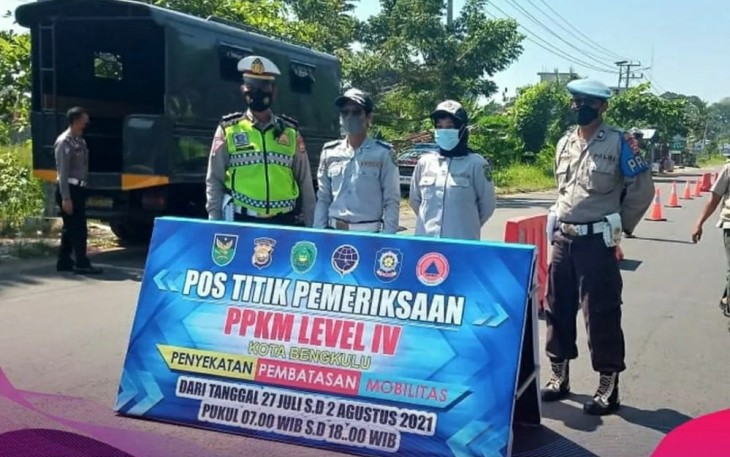 PPKM Level 4 Kota Bengkulu  
