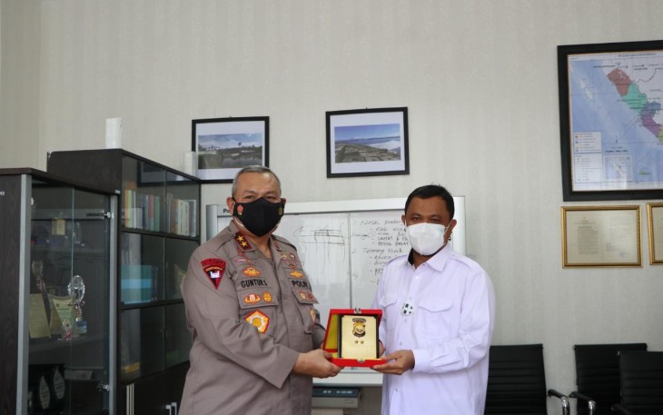 Kapolda Bengkulu Irjen Pol Drs Guntur Setyanto MSi Kunjungi Balai Wilayah Sungai Sumatera VII
