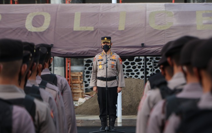 Pimpin Apel Pagi, Irwasda Polda Bengkulu Ingatkan Jaga Kedisiplinan
