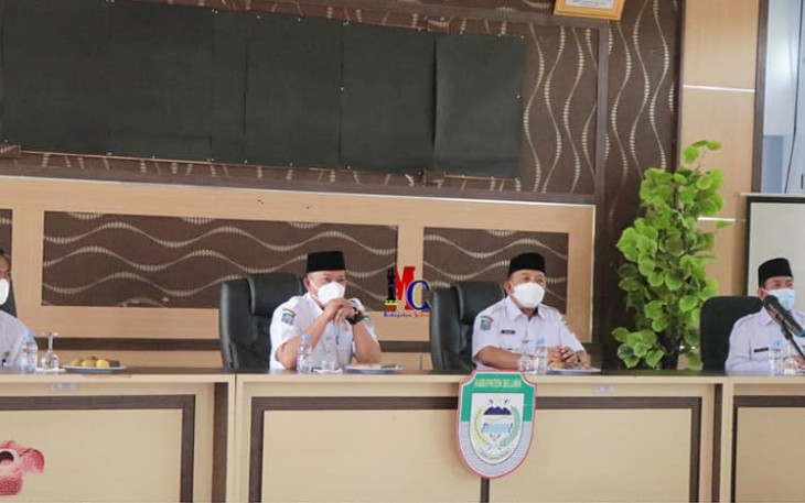 Bupati Resmikan Anggota BPD Desa Simpur Ijang Dan Tebat sibun