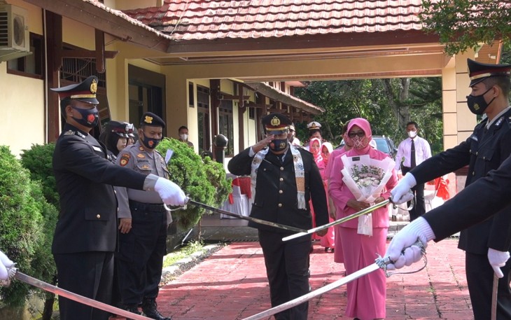 Upacara Purna Bhakti Polri, Kapolres Minta Tetap Jalin Komunikasi