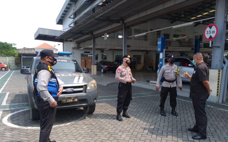 Polsek Kasokandel Pantau Kegiatan Vaksinisasi di Sekolah 