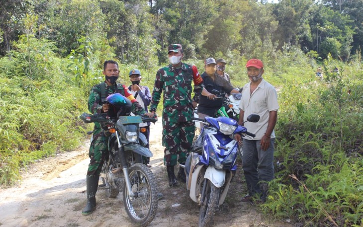 Dandim Palangka Raya Tinjau Lokasi TMMD Di Kelurahan Kampuri
