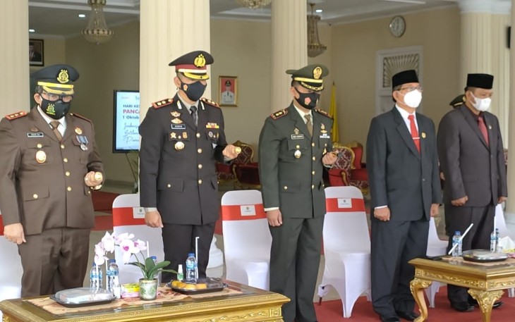 Kapolres Majalengka AKBP Edwin Affandi, Hadiri Upacara Peringati Hari Kesaktian Pancasila
