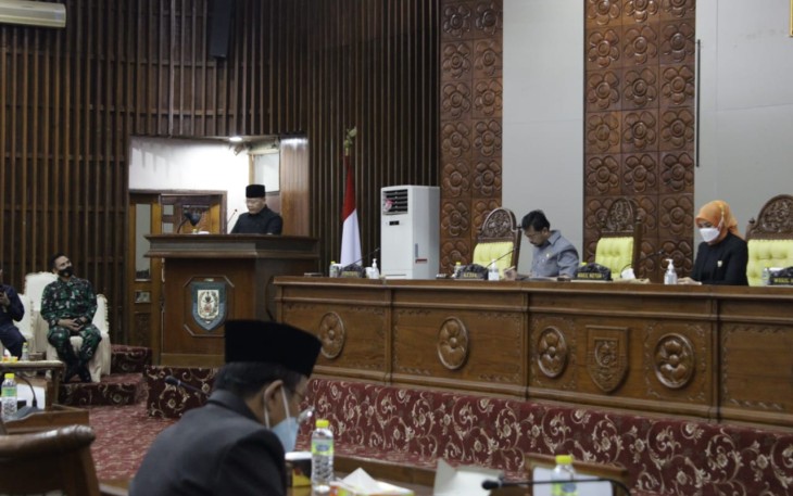 Gubernur Rohidin Sampaikan Nota Penjelasan Raperda Pertanggungjawaban Pelaksanaan APBD TA 2020