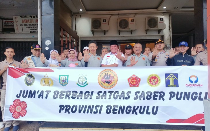 Jum'at Berbagi, Wagub Apresiasi Satgas Saber Pungli