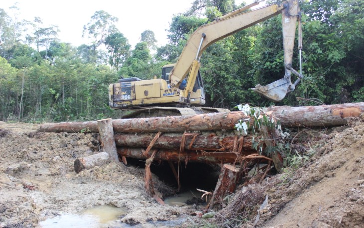 Jembatan Penghubung Desa Kampuri Proyek TMMD Tuntas