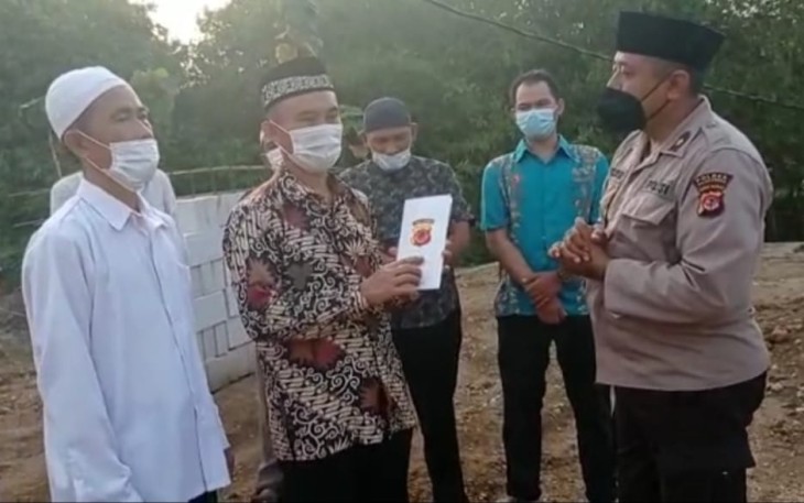 Kapolres Majalengka Beri Bantuan Pembangunan Masjid