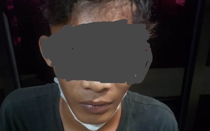 Tersangka Saat diamankan Sat Reskrim Polres Bengkulu Polda Bengkulu 