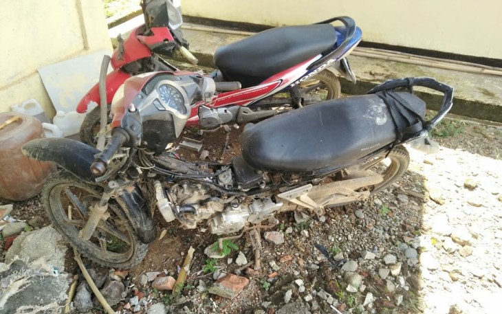 Lupa Menyalakan Lampu Sein, Dua Pengguna Sepeda Motor Berujung Kecelakaan