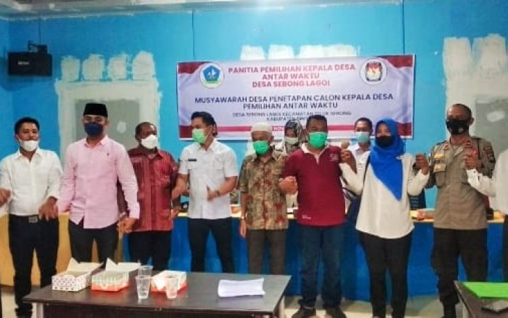 Penetapan Bakal Calon Yang Sudah Mendaftar di Tetapkan Menjadi Calon Kades PAW