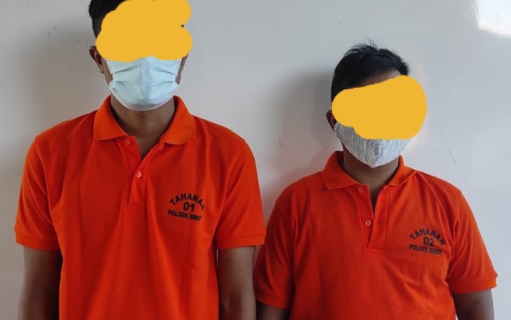 Polsek Bintan Utara Polres Bintan Bekuk Pencuri Besi Tower