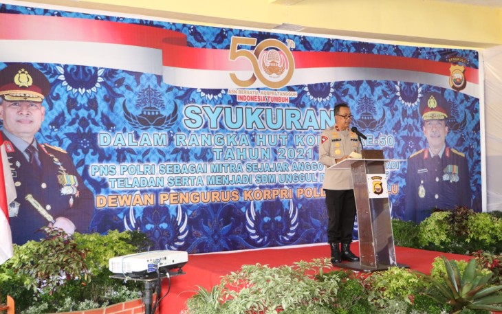 Polda Bengkulu Gelar Syukuran HUT KOPRI KE-50