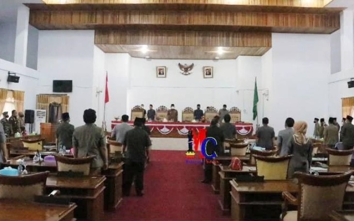 Rapat Paripurna Pengantar Nota Keuangan RAPBD Kabupaten Seluma TA 2022