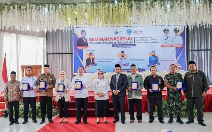 FKUB Labuhanbatu saat Gelar Seminar Nasional Anti Narkoba