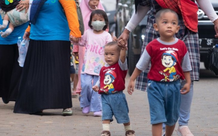 Ilustrasi anak sehat Indonesia