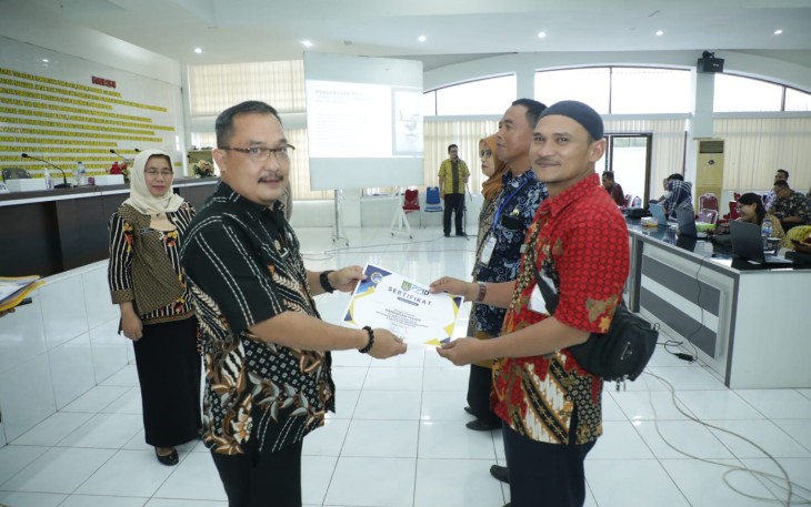 Dinas Kominfo Asahan saat Gelar Bimbingan Teknis Pejabat Pengelola Informasi dan Dokumentasi