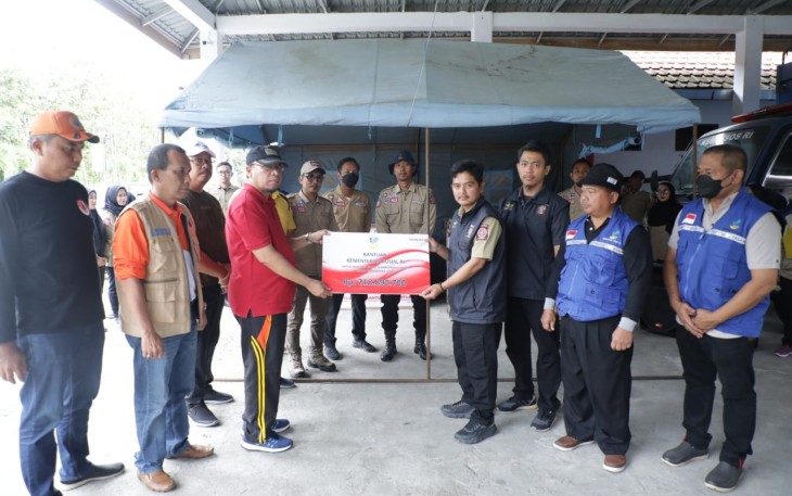 Pemerintah Kabupaten Asahan saat Terima Bantuan Dari Kementerian Sosial RI