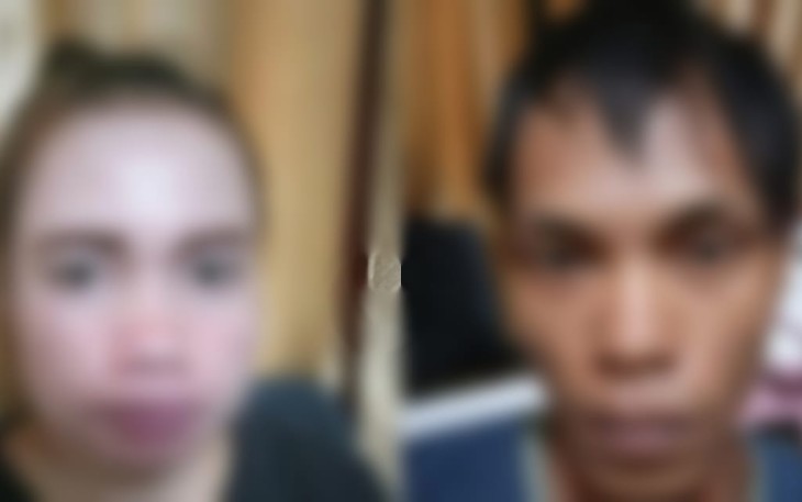 pasutri saat diamankan