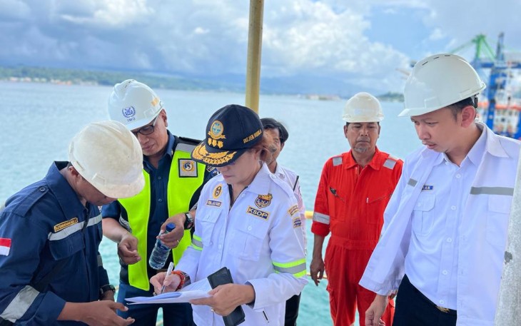 Uji Kelaiklautan Kapal digelar di Pelabuhan Yos Sudarso Ambon pada Kamis (20/10).