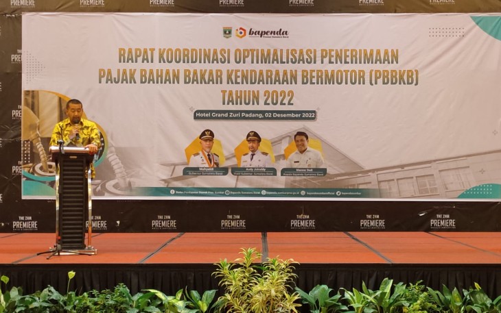 Rapat Koordinasi Optimalisasi Penerimaan Pajak Bahan Bakar Kendaraan Bermotor (PBBKB) 2022.