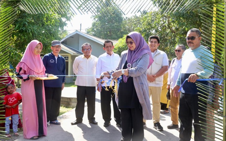 Gubernur Ansar Resmikan Jalan di Pulau Pangkil dan Mantang di Penghujung Tahun 