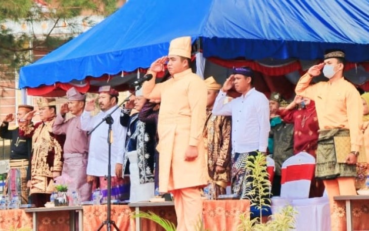 Bupati Bintan saat Pimpin Upacara Peringatan Hari Sumpah Pemuda