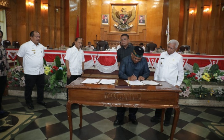 Bupati Asahan saat Ikuti Rapat Paripurna DPRD Kab. Asahan