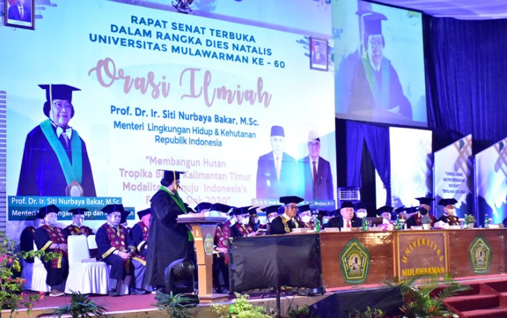 Rapat Senat Terbuka Dalam Rangka Dies Natalis Universitas Mulawarman ke–60