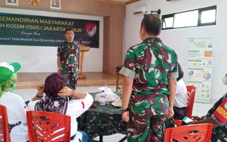 Kodim 0505/JT saat Gelar Bakti Kemandirian Masyarakat