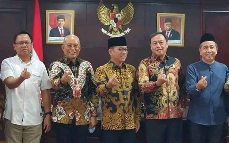 Pimpinan dan Anggota DPRD Bengkulu Selatan saat Audiensi 