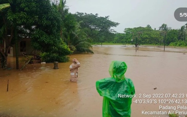 Kondisi banjir di wilayah Seluma