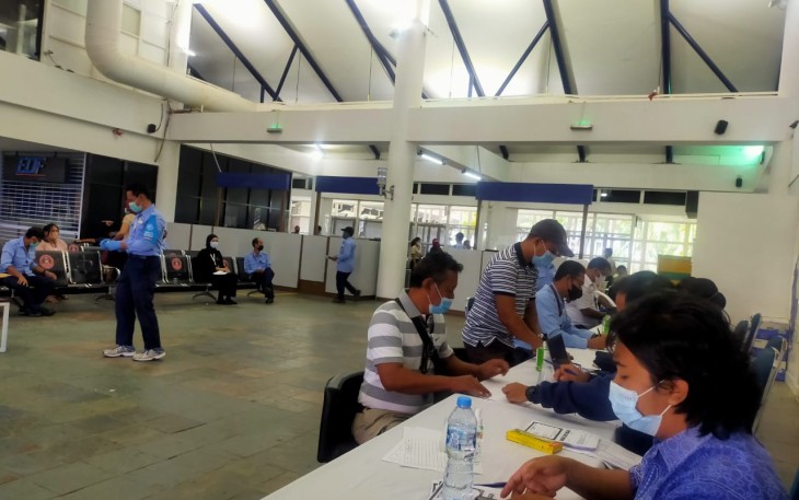 Kegiatan Vaksinasi Booster yang di lakukan serentak di seluruh daerah Provinsi Kepulauan Riau