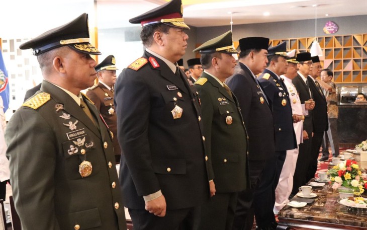 Panglima Koopsud ll saat Hadiri Peringatan Hari Kesaktian Pancasila di Kantor Gubernur Sulsel