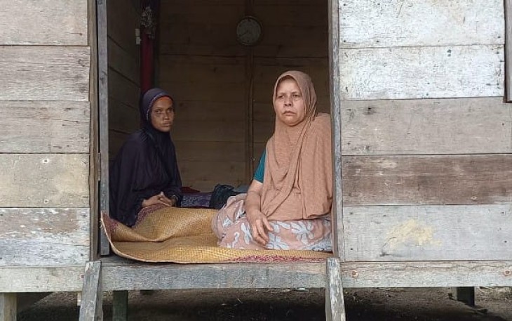 Nek Rohani (60) Warga Dusun Lhok Jok, Gampong Buket Kuta, Kecamatan Peudawa, Aceh Timur