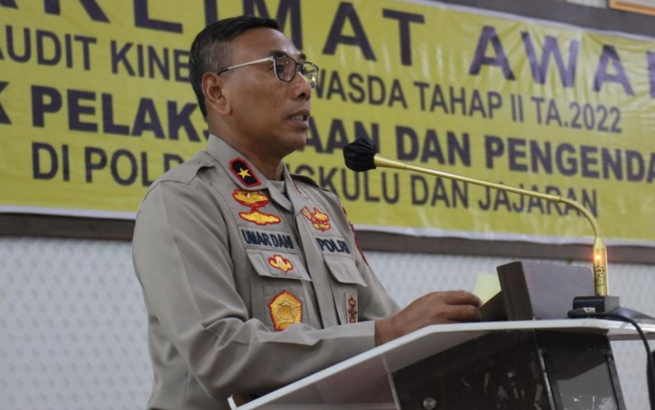 Wakapolda Bengkulu Brigjen Pol. Drs. Umardani, M. Si 