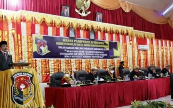 Paripurna Penyampaian LKPJ Bupati Mukomuko TA 2021