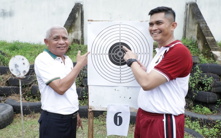 Bupati saat Pimpin Apel dan Olahraga Bersama Sinergitas TNI-Polri dan Forkopimda Kabupaten Asahan