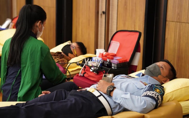 Donor Darah Direktorat Jenderal Pemasyarakatan (Ditjenpas), Jakarta Pusat. 